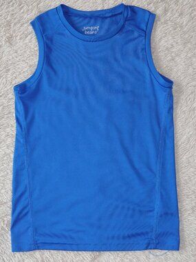 Boys Size 7 Jumping Beans Active Royal Blue Sleeveless Tank Top